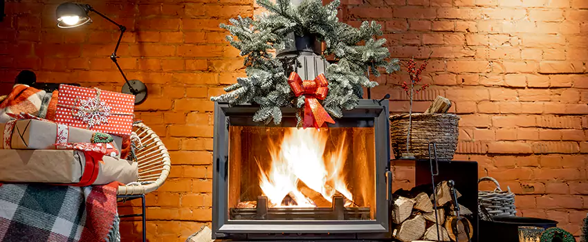 Travis Industries Linear Gas Fireplace Installation in Chino, California
