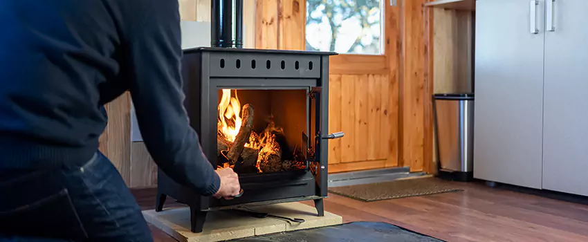 Open Hearth Wood Fireplace Installation in Chino, CA